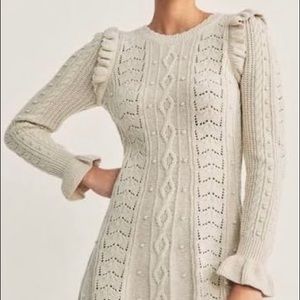 NWT LOVESHACKFANCY SAND CASTLE ZEKE MINI DRESS XS